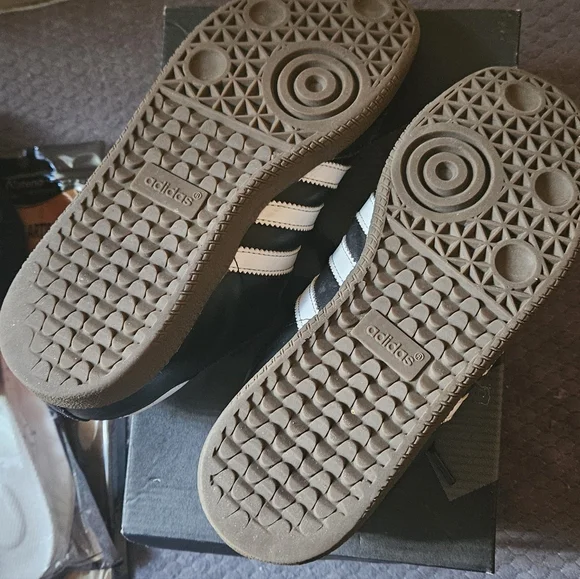 Adidas Samba Classic Black and White Shoes - Picture 7 of 9